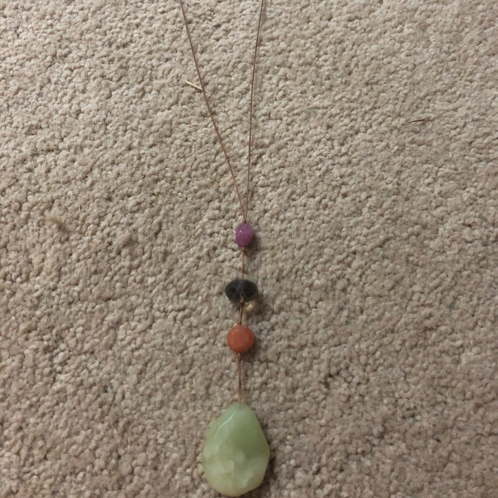 Handmade semi precious stone necklace